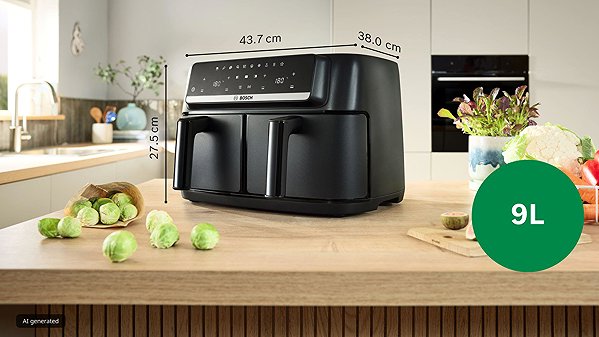 Heißluftfritteuse BOSCH MAFD440B1 Serie 4 ...