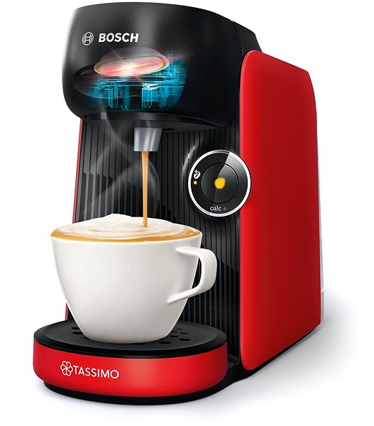 Kapszulás kávéfőző BOSCH TAS16B3 Tassimo Finesse fekete/piros Jellemzők/technológia