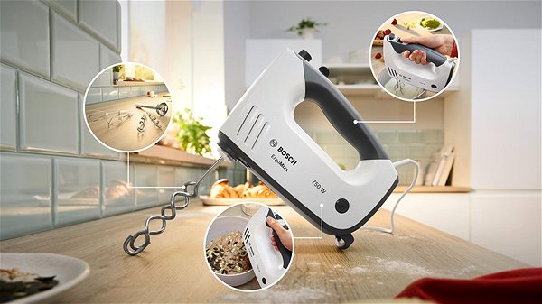 Hand Mixer BOSCH MFQ37480 ErgoMixx ...