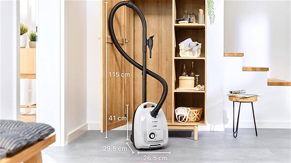 Bagged Vacuum Cleaner BOSCH BGL38WH2 Series 4 ...