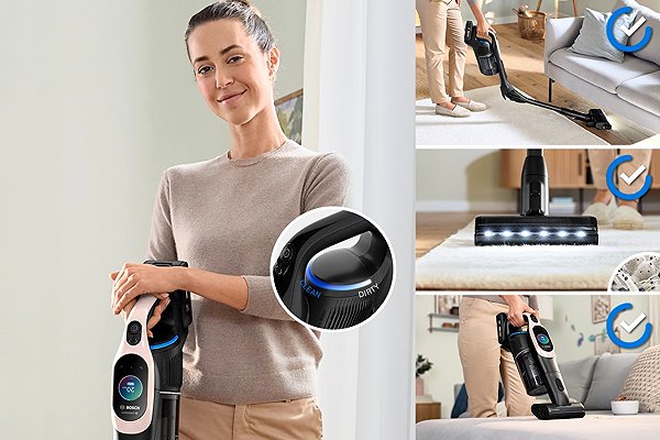 Upright Vacuum Cleaner BOSCH BBS1041RBA Unlimited 10 ...