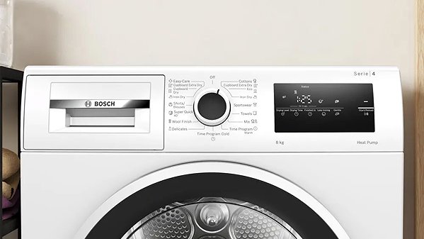 Clothes Dryer BOSCH WTH83256BY Series 4 ...