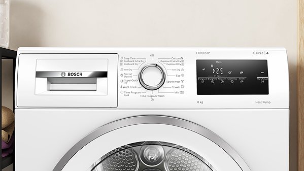 Clothes Dryer BOSCH WTH85293BY Series 4 ...