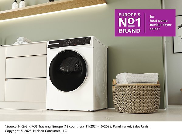 Clothes Dryer BOSCH WQG243DMBY Series 6 ...