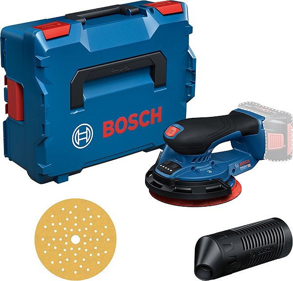 BOSCH Professional GEX 18V-150-3 Solo Cordless Random Orbit Sander with Case, 0.601.372.903 (without battery).