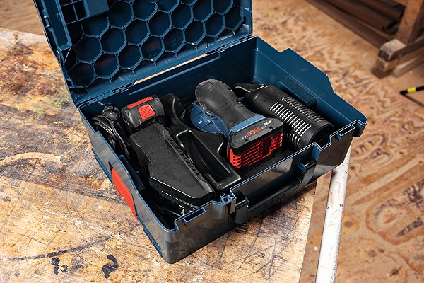 BOSCH Professional GEX 18V-150-3 Solo Cordless Random Orbit Sander with Case, 0.601.372.903 (without battery).