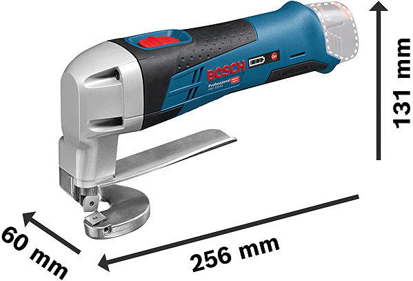 Lemezvágó olló BOSCH Professional akkumulátoros lemezvágó olló GSC 12V-13, GAL 1230 CV, L-BOXX 102 0.601.926.108 (2 × 2 Ah) ...