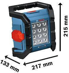 LED Reflector BOSCH Professional Workshop Headlight AKU GLI18V-1500, 0.601.4A8.000 (without AKU) ...
