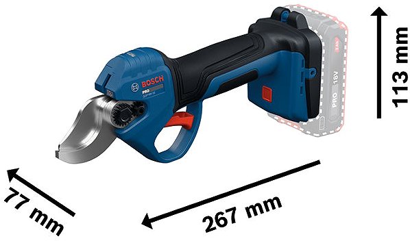 Astschere BOSCH Professional Astschere AKKU GGP 18V-32 0.600.8D8.200 (ohne AKKU) ...