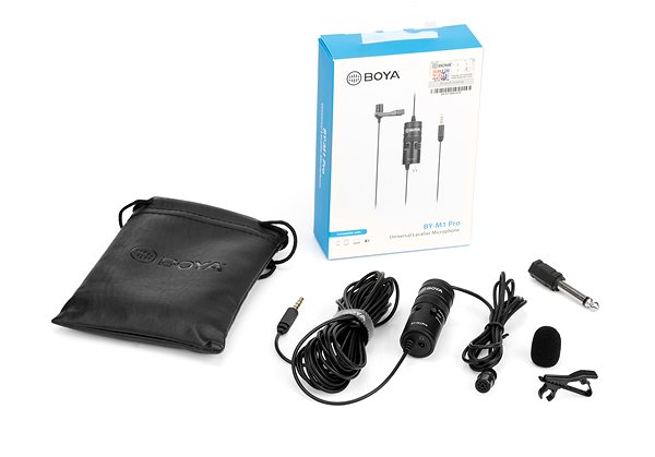 Microphone Boya BY-M1 Pro Package content
