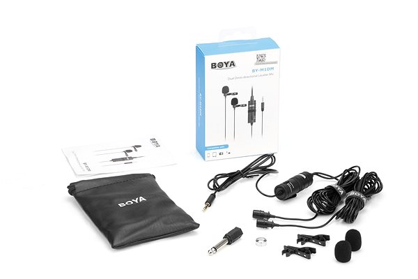 Microphone Boya BY-M1DM Package content