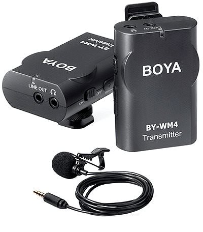 Mikrofón Boya BY-WM4 Pro Možnosti pripojenia (porty)