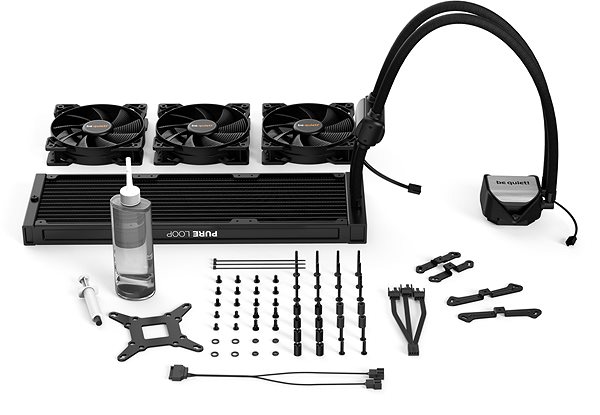 Water Cooling Be quiet! PURE LOOP 360 Package content