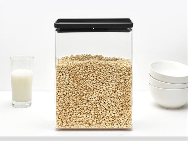 Dose Brabantia Tasty+ Stapelbare Dose 5,4 l Dunkelgrau ...
