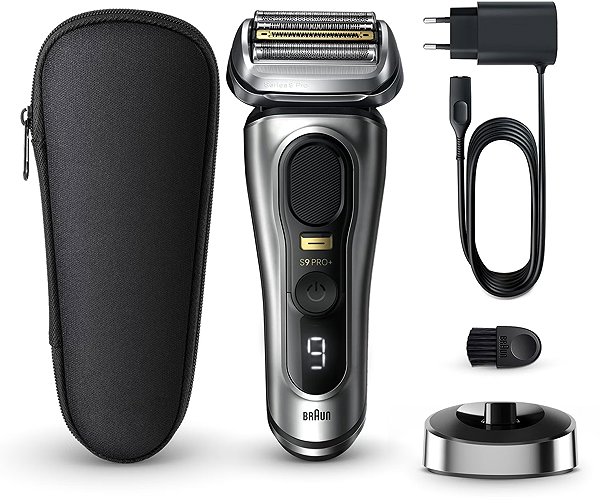 Razor Braun Series 9 PRO + 9517s silver Package content