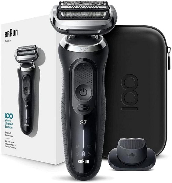 Braun Series 7 1000s Black Shaver Package Contents