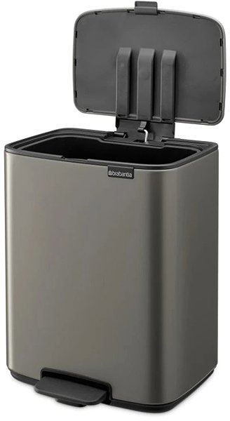 Rubbish Bin Brabantia Bo pedal 12 l grey ...