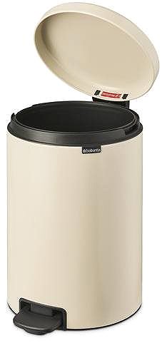 Rubbish Bin Brabantia NewIcon Pedal Bin 20L - Soft Beige Screen