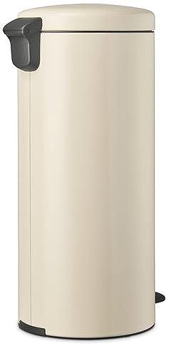 Rubbish Bin Brabantia NewIcon Pedal Bin 30L - Soft Beige Back page