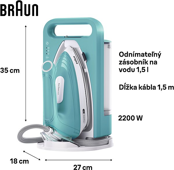 Parný generátor Braun UpStyle 2 IS2735.GR ...