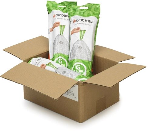 Müllbeutel Brabantia PerfectFit Beutel - 23-30 Liter (G) - 120 Stück 6x20 ...