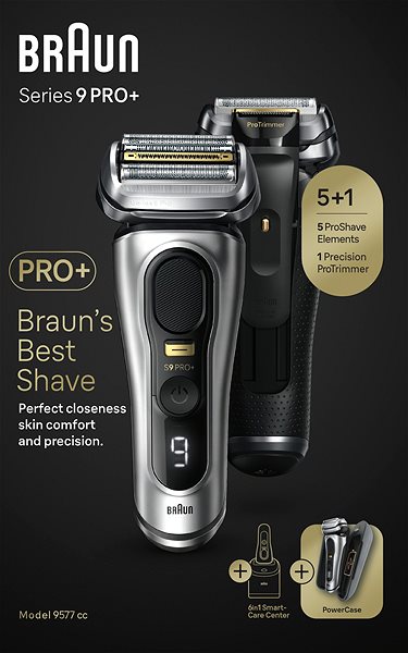 Rasierer Braun Series 9 PRO+, Wet&Dry, 9577cc, silber ...