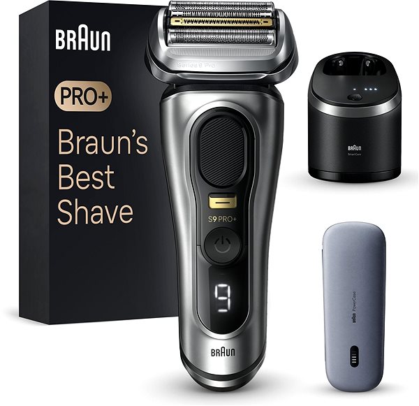 Borotva Braun Series 9 PRO+ Wet&Dry + Braun 3 BG3350 testszőrtelenítő ...
