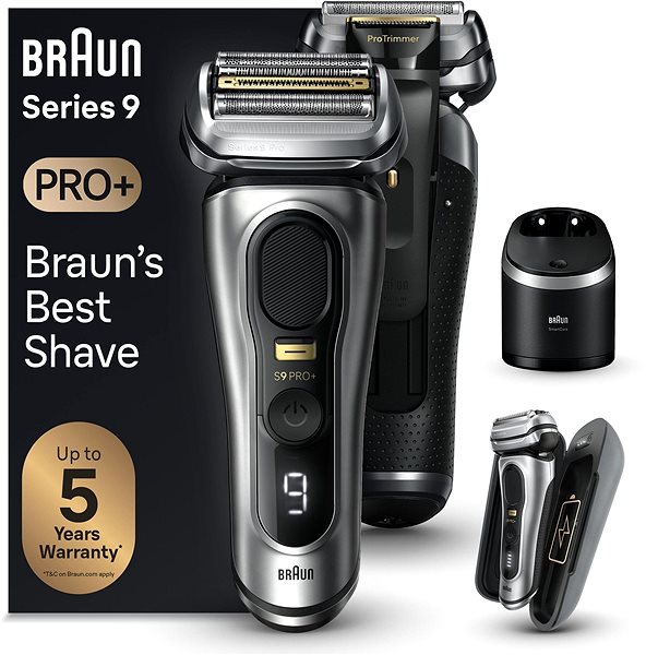 Rasierer Braun Series 9 PRO+ Wet&Dry + Braun Körperpflege-Set 3 BG3350 für Männer ...