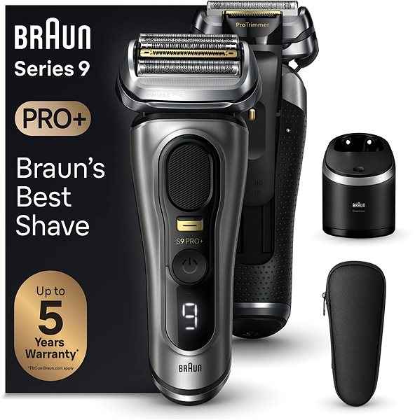 Holiaci strojček Braun Series 9 PRO+ Wet & Dry + Braun Súprava Na Starostlivosť O Telo 3 BG3350 pre mužov ...