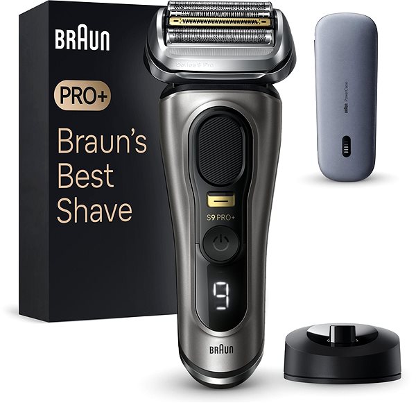 Holiaci strojček Braun Series 9 PRO+ Wet & Dry + Braun Súprava Na Starostlivosť O Telo 3 BG3350 pre mužov ...