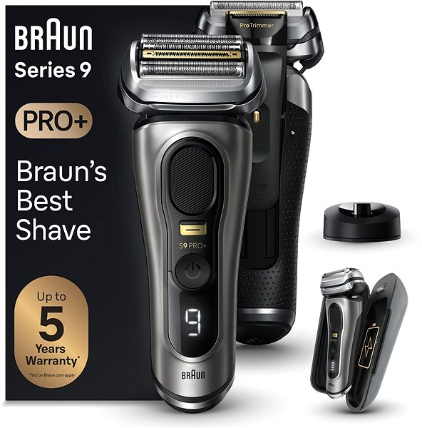 Holiaci strojček Braun Series 9 PRO+ Wet & Dry + zastrihávač Braun Series 7 HC7390 ...