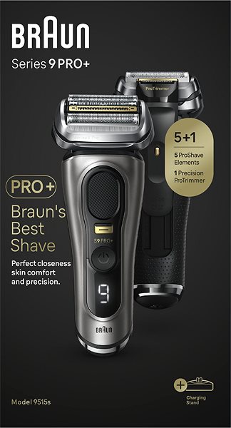 Borotva Braun Series 9 PRO+ sötétszürke borotva + Braun Series 7 HC7390 hajvágó ...