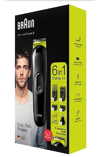 Trimmer Braun MGK 3221 Green ...