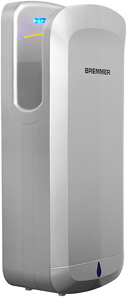 Bremmer Prime Blade hand dryer, silver.