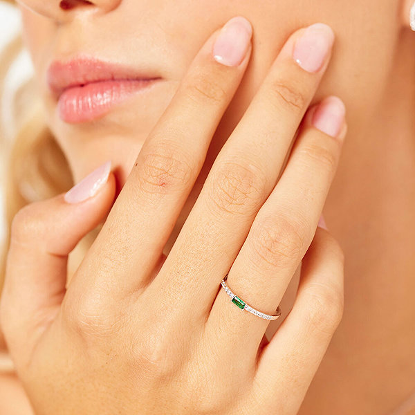 Brosway Fancy Life Green FLG148D ring (Ag 925/1000, 0.94g).