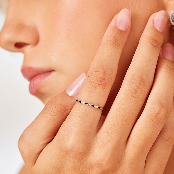 Brosway Fancy Mystery Black FMB128B ring (Ag 925/1000, 0.85 g).