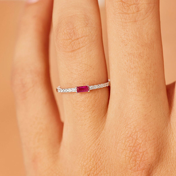 Brosway Fancy Passion Ruby FPR143B ring (Ag 925/1000, 0.9g).