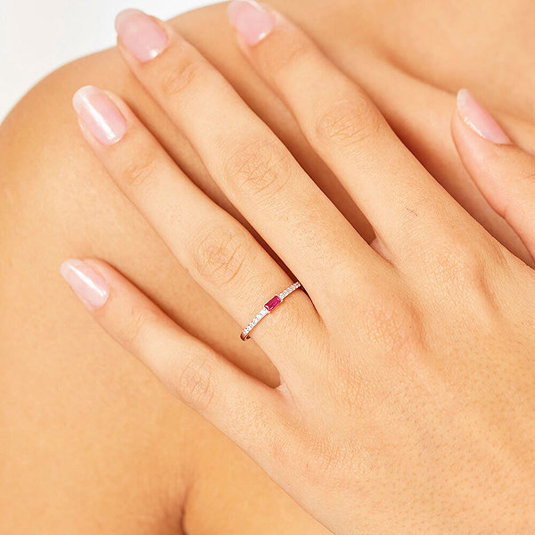 Brosway Fancy Passion Ruby FPR143B ring (Ag 925/1000, 0.9g).