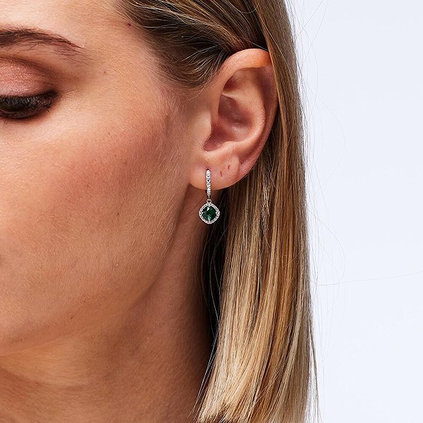 Brosway Fancy Life Green FLG142 earrings (Ag 925/1000, 2.9g).