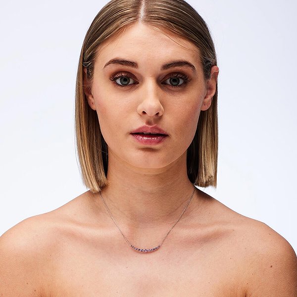 Brosway Fancy Vibrant Pink FVP116 Necklace (Ag 925/1000, 3.1 g).