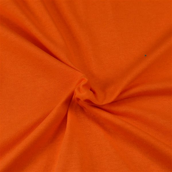 Plachta na posteľ Brotex Jersey prestieradlo oranžové, 90 × 200 cm jednolôžko ...