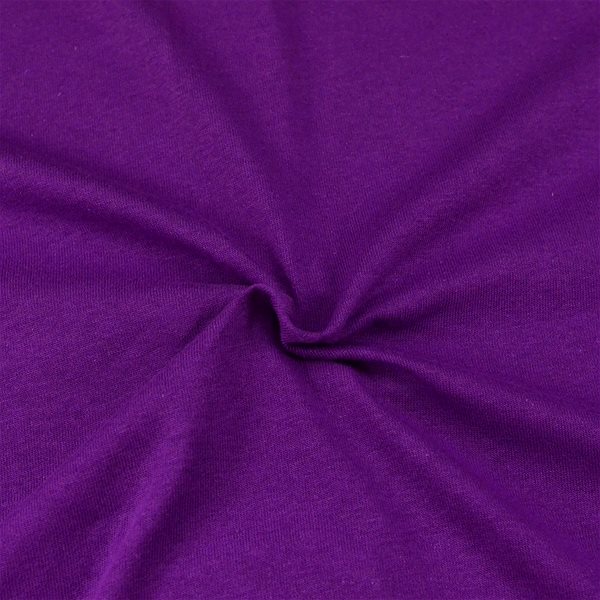 Plachta na posteľ Brotex Jersey prestieradlo tmavo fialové, 180 × 200 cm dvojlôžko ...