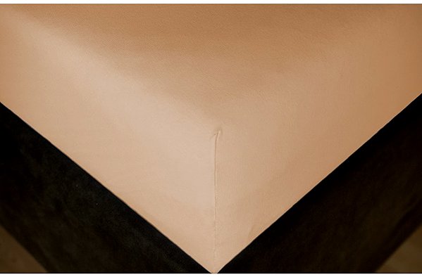 Plachta na posteľ Brotex Jersey plachta EXCLUSIVE svetlobéžová, 160 × 200 cm ...