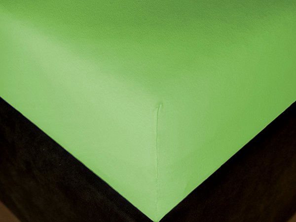 Lepedő BROTEX Exclusive jersey lepedő, világoszöld, 160×200 cm ...