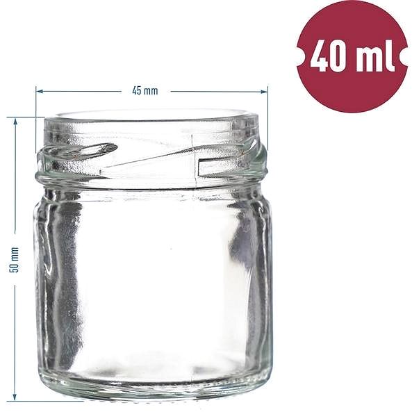 Cooking glass BROWIN Glass with bar. 40 ml 10 pcs .