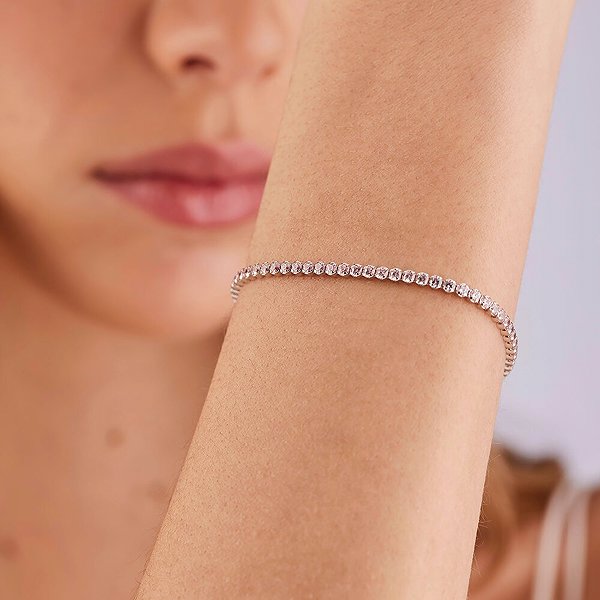 Fancy Tender Pink FTP21 Bracelet (Ag925/1000, 2.9g).