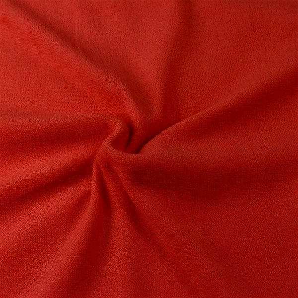 Prostěradlo Brotex Froté prostěradlo červené, 80 × 200 cm ...