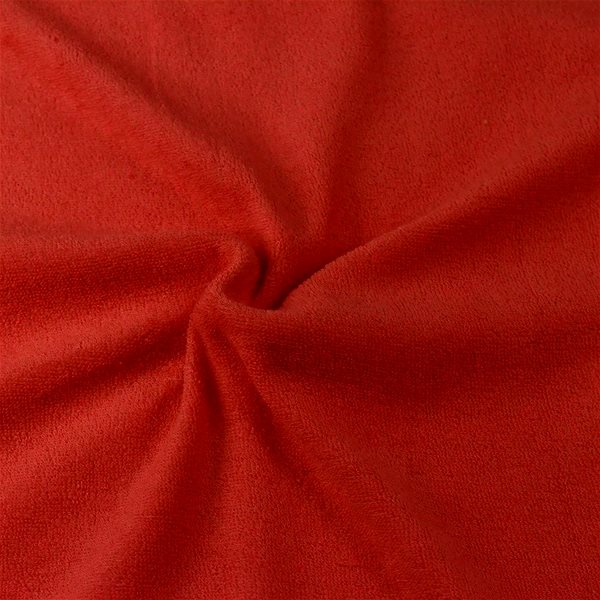 Plachta na posteľ Brotex Froté prestieradlo červené, 220 × 200 cm ...