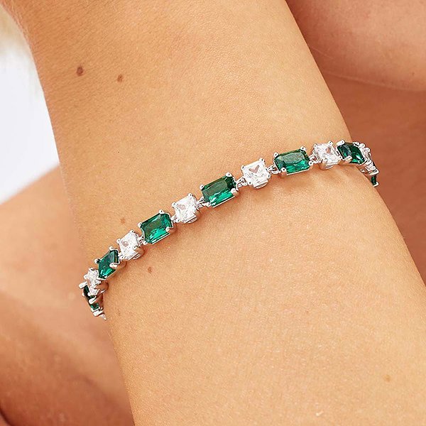 BROSWAY Fancy Life Green FLG16 Bracelet (Ag 925/1000, 8g).