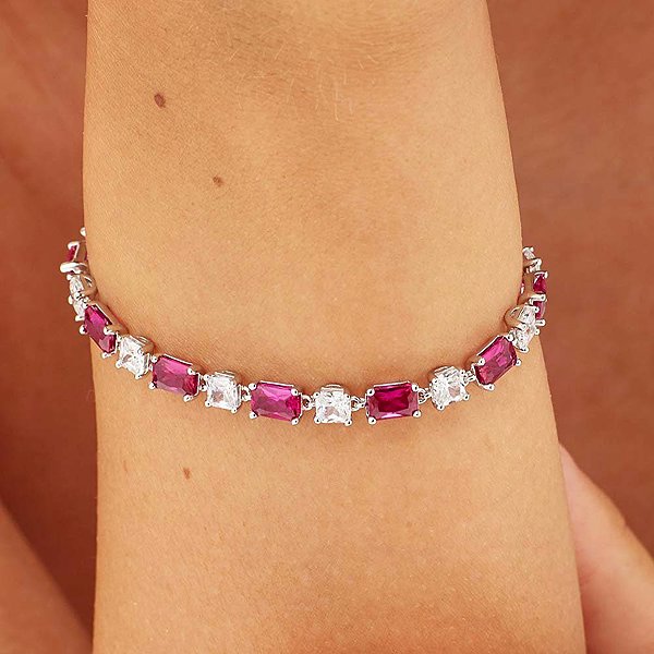 BROSWAY Fancy Passion Ruby FPR18 (Ag 925/1000, 8g) Bracelet.